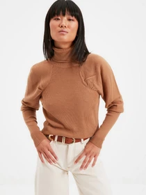 Свитры и кардиганы Trendyol модель TWOAW22KZ1358/Camel Фото