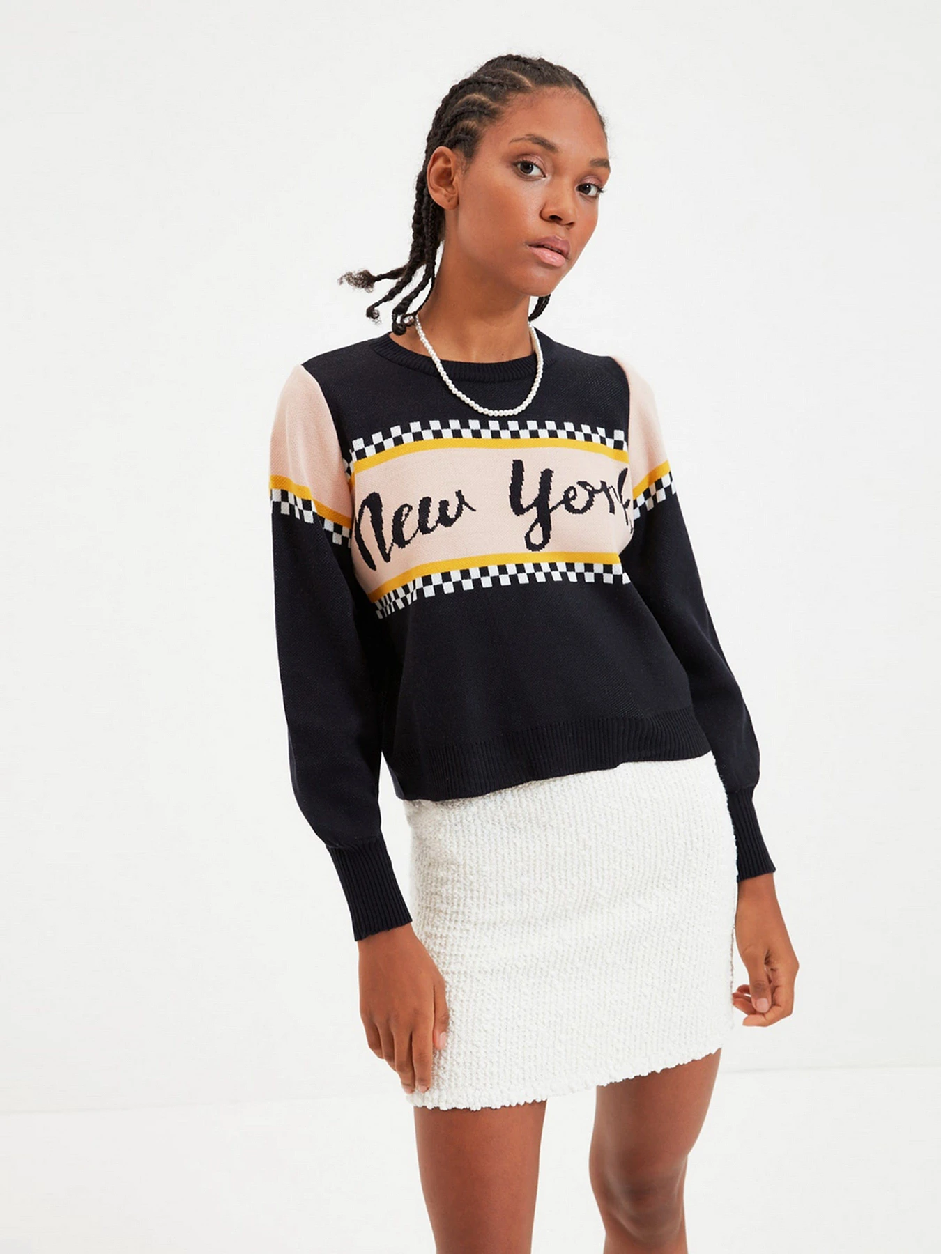 Свитры и кардиганы Trendyol модель TWOAW22KZ1359/Lacivert Свитры и кардиганы Trendyol модель TWOAW22KZ1359/Lacivert Фото
