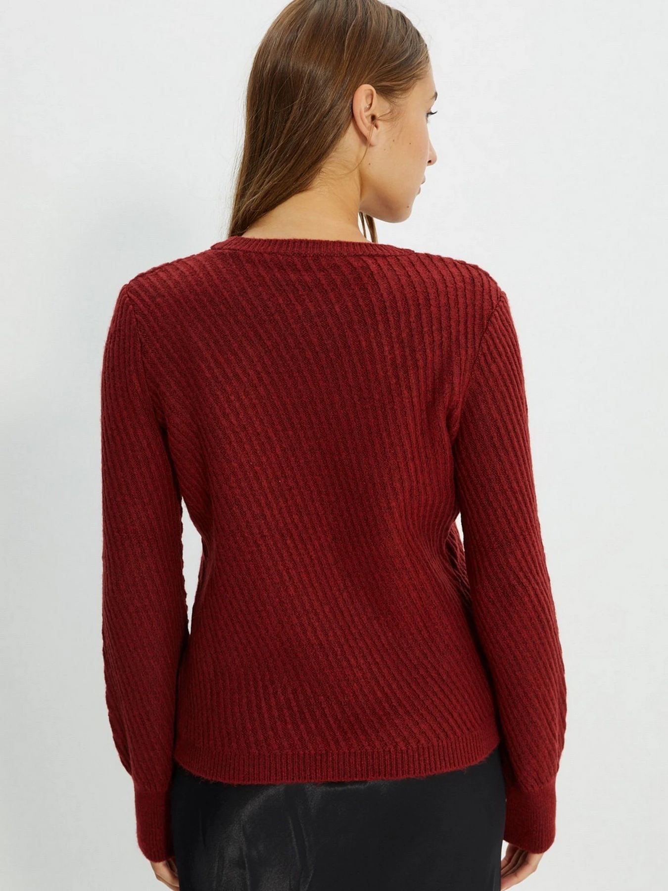 Свитры и кардиганы Trendyol модель TWOAW22KZ1362/Bordo Фото