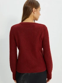Свитры и кардиганы Trendyol модель TWOAW22KZ1362/Bordo Фото