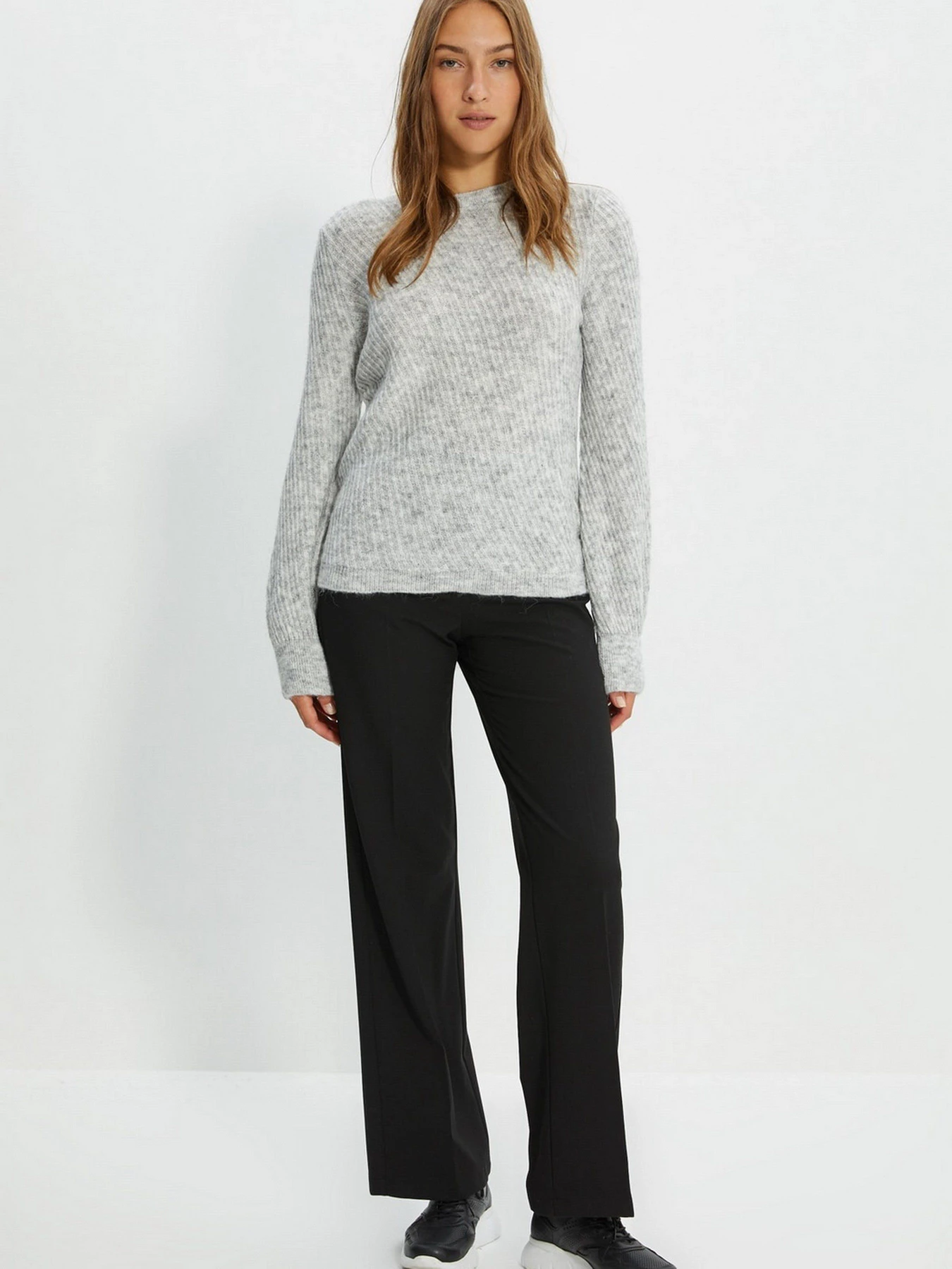 Свитры и кардиганы Trendyol модель TWOAW22KZ1362/Gri Свитры и кардиганы Trendyol модель TWOAW22KZ1362/Gri Фото
