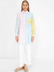 Рубашки Trendyol модель TCTSS21UK0011/Cok Renkli Фото