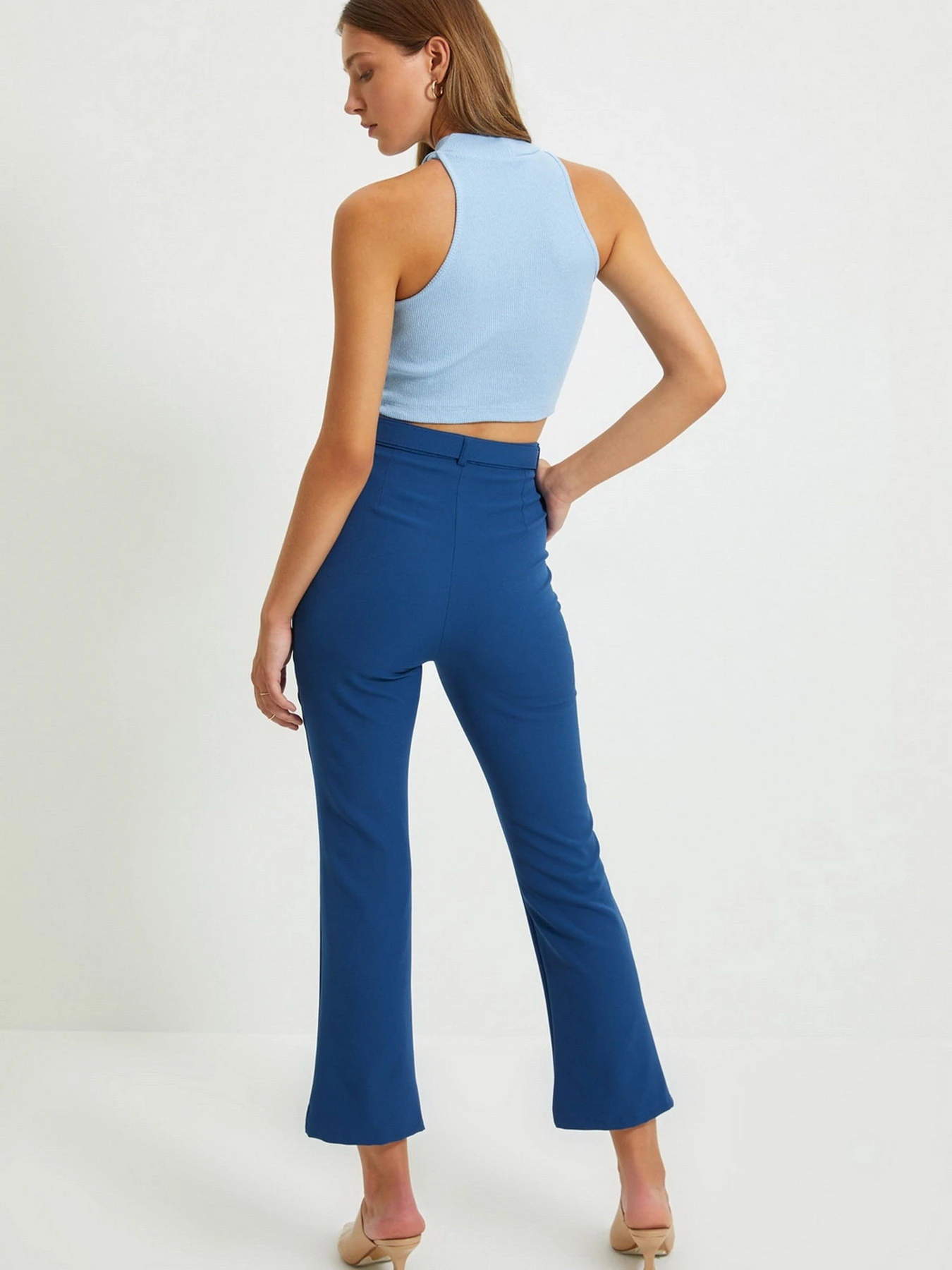 Брюки Trendyol модель TWOAW22PL0029/Indigo Брюки Trendyol модель TWOAW22PL0029/Indigo Фото