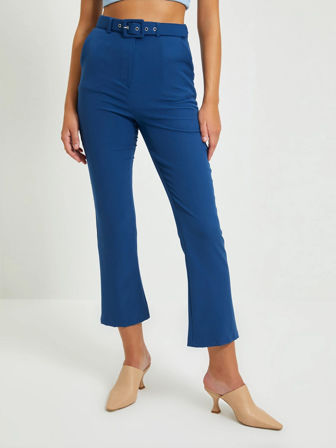 Брюки Trendyol модель TWOAW22PL0029/Indigo Брюки Trendyol модель TWOAW22PL0029/Indigo Фото
