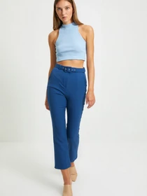 Брюки Trendyol модель TWOAW22PL0029/Indigo Фото