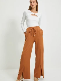 Брюки Trendyol модель TWOAW22PL0059/Camel Фото