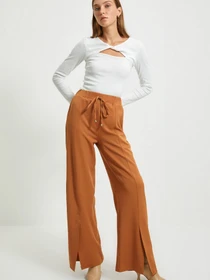 Брюки Trendyol модель TWOAW22PL0059/Camel Фото