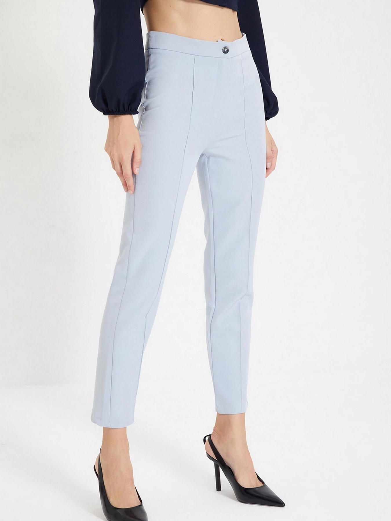 Брюки Trendyol модель TWOAW22PL0140/ACik Mavi Фото