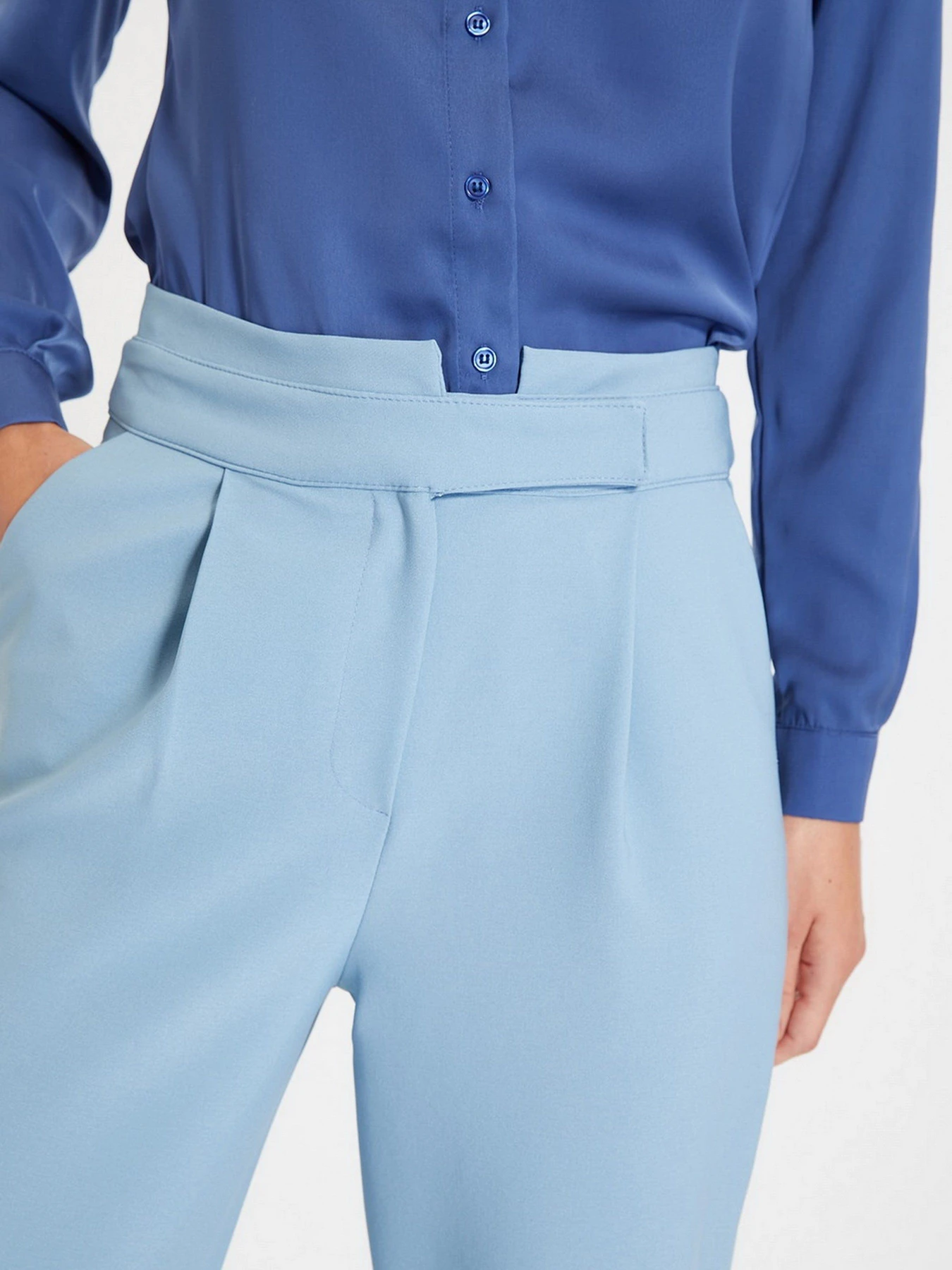 Брюки Trendyol модель TWOAW22PL0168/Mavi Фото
