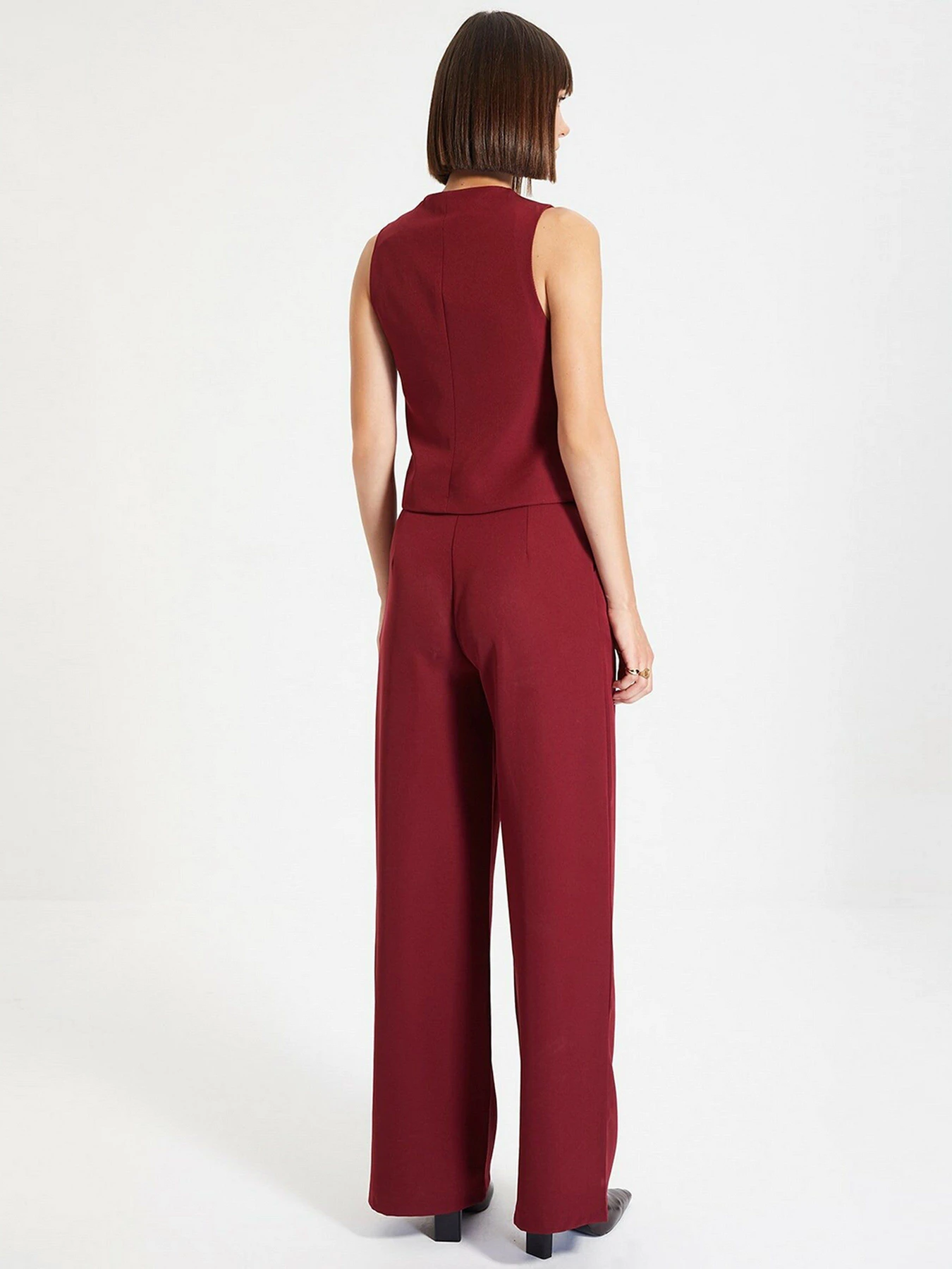 Брюки Trendyol модель TWOSS21PL0189/Bordo Фото
