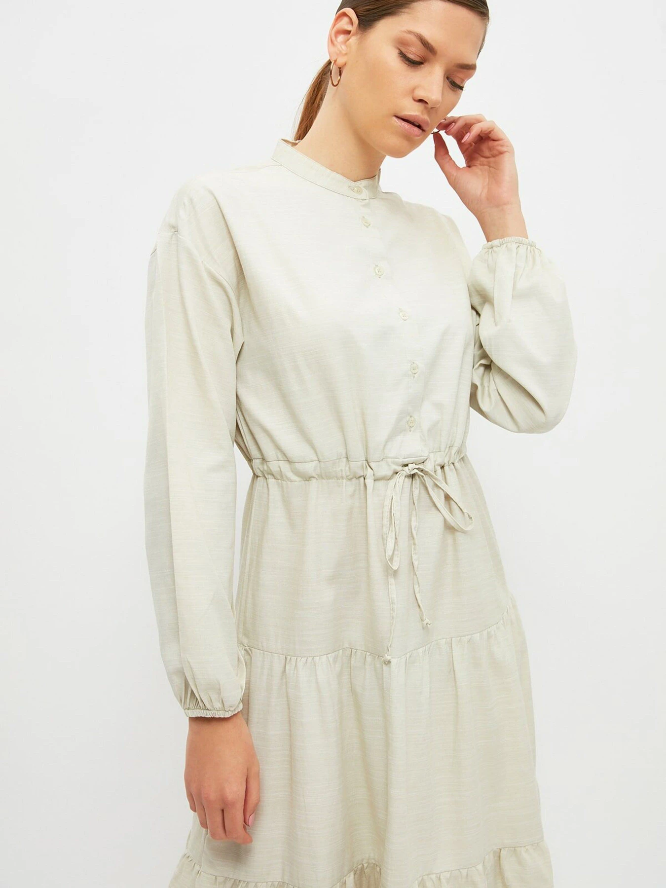 Платья Trendyol модель TCTSS21EL3508/Yesil Платья Trendyol модель TCTSS21EL3508/Yesil Фото