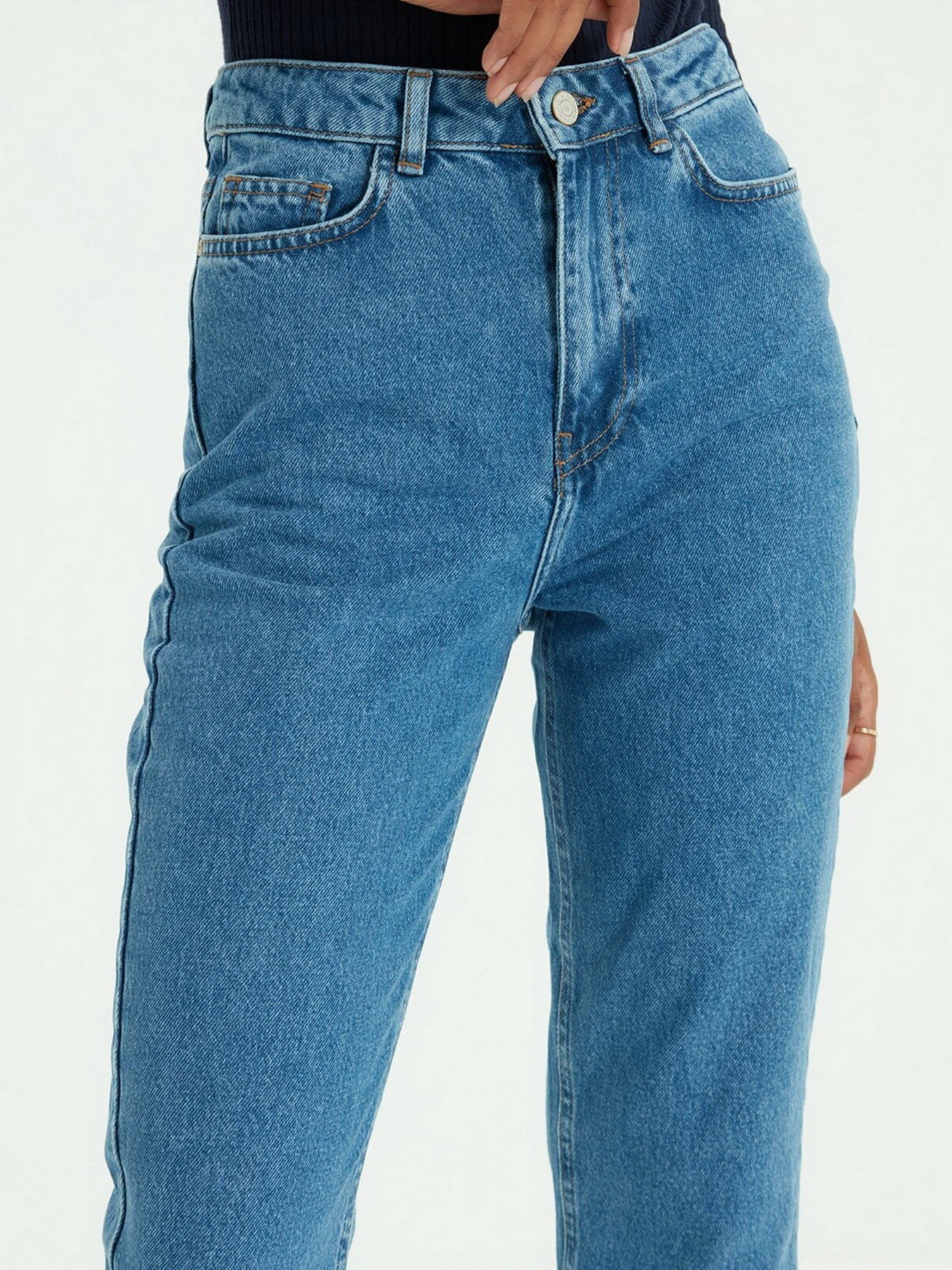 Джинсы Trendyol Bootcut модель TWOAW22JE0122/Mavi Фото