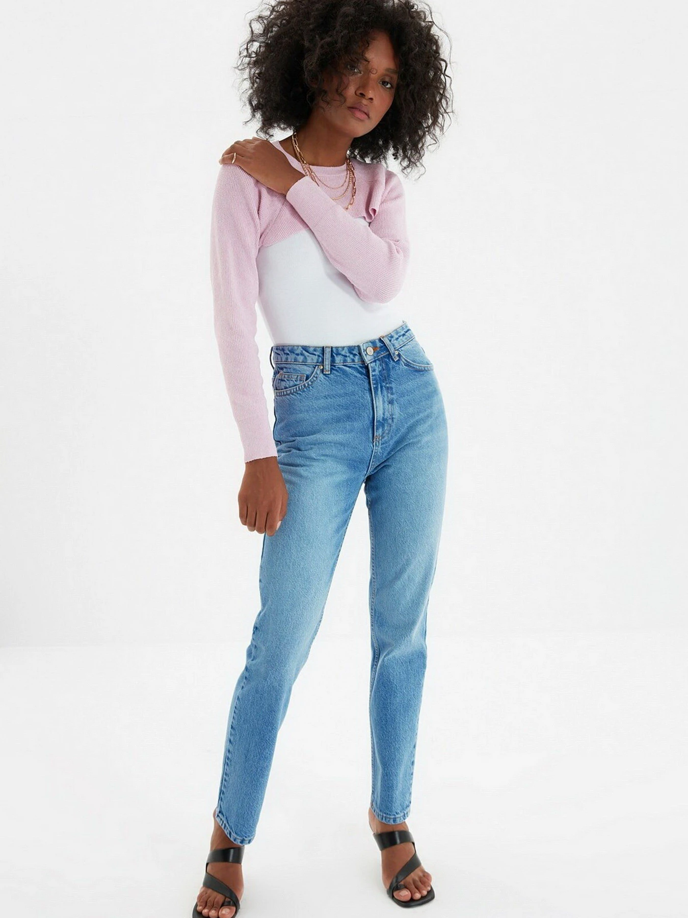 Джинсы Trendyol Bootcut модель TWOAW22JE0138/ACik Mavi Фото