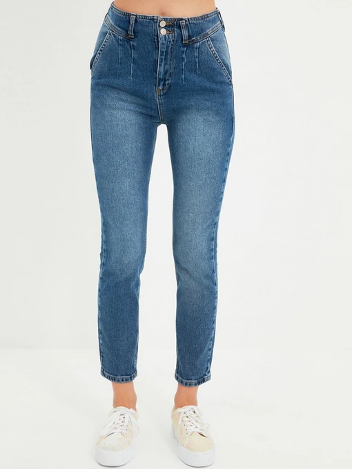 Джинсы Trendyol Slim модель TWOAW22JE0144/Mavi Фото