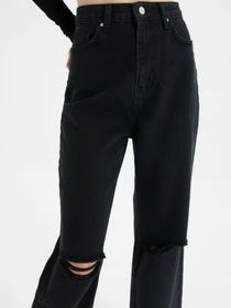 Джинси Trendyol Wide Leg модель TWOAW22JE0251/Siyah Фото