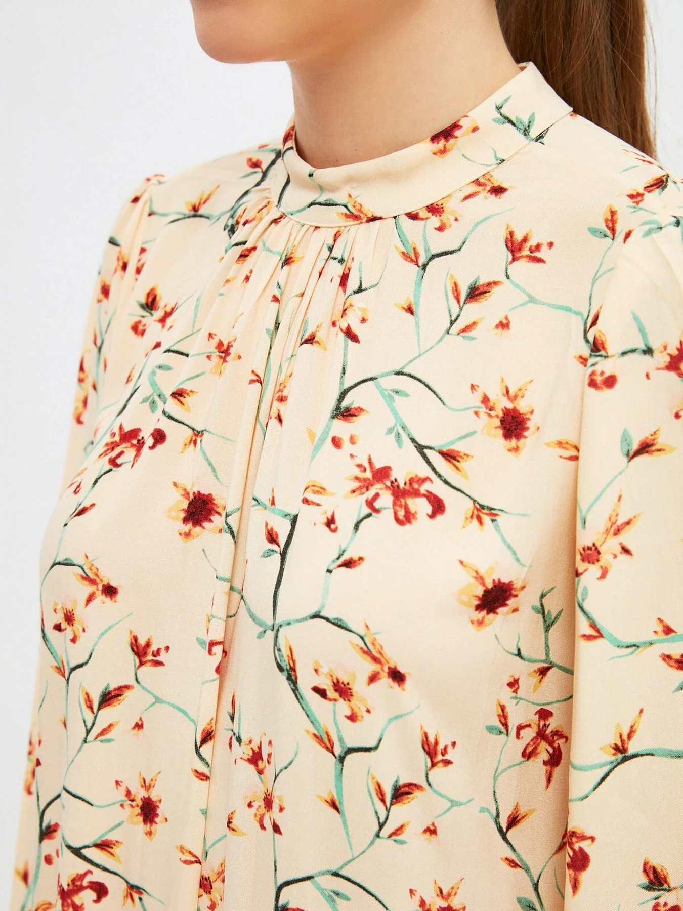 Платья Trendyol модель TCTSS21EL4024/Krem Платья Trendyol модель TCTSS21EL4024/Krem Фото