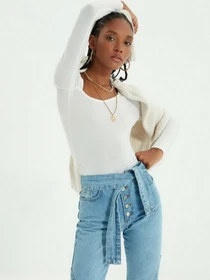 Джинси Trendyol Straight модель TWOAW22JE0280/Mavi Фото