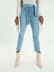 Джинси Trendyol Straight модель TWOAW22JE0280/Mavi Фото