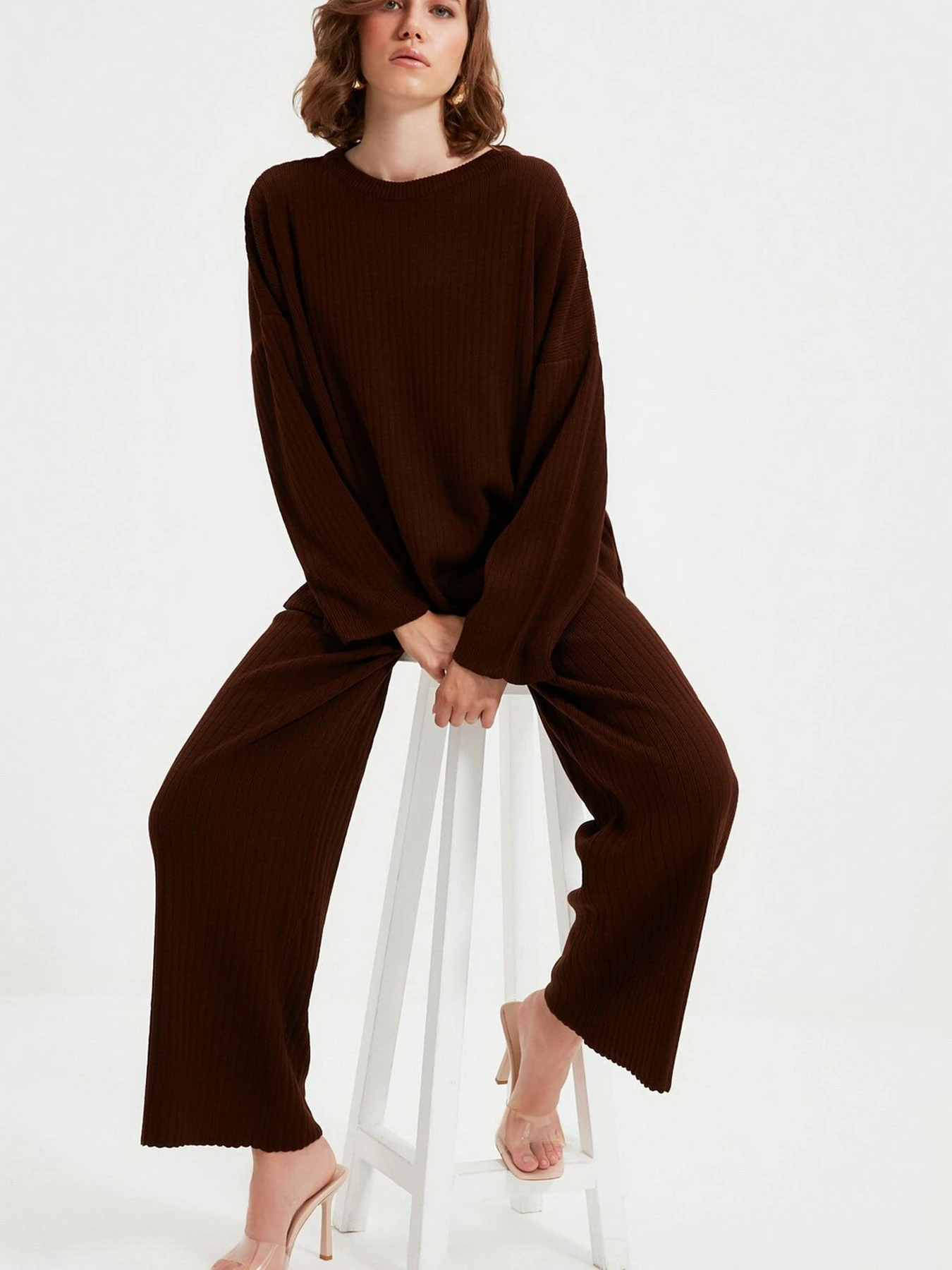 Костюмы Trendyol модель TWOSS20AU0084/Kahverengi Фото