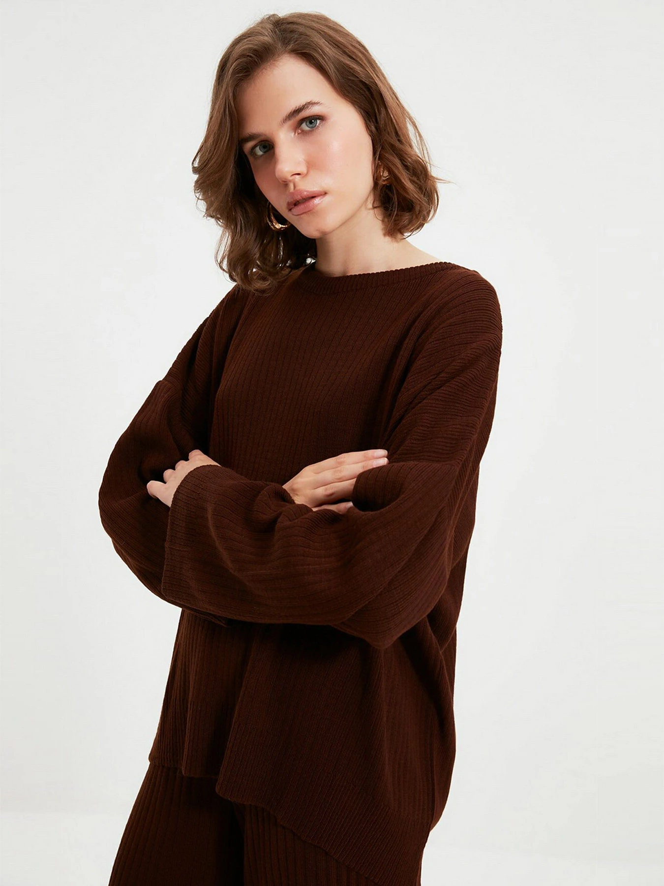 Костюмы Trendyol модель TWOSS20AU0084/Kahverengi Фото