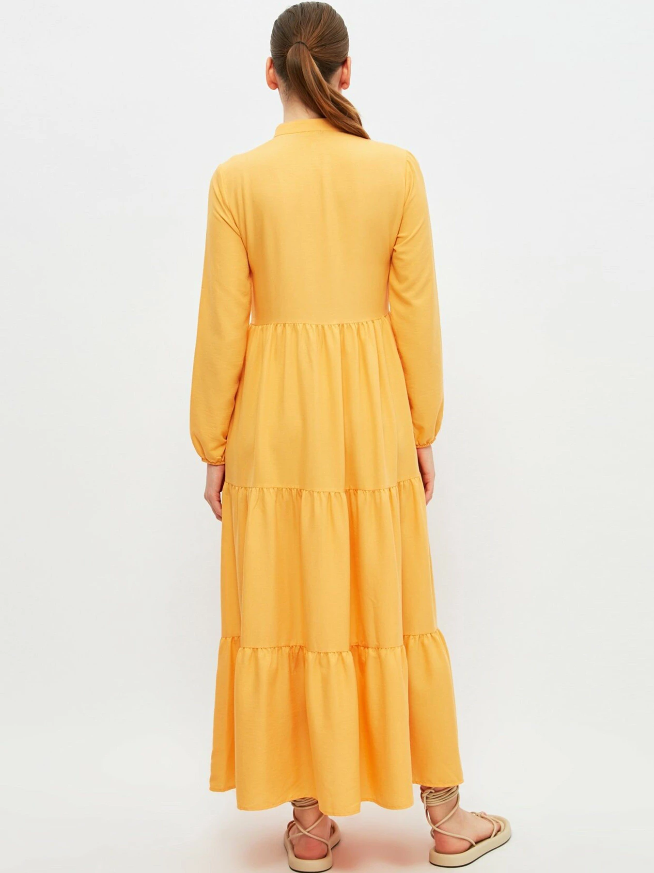 Платья Trendyol модель TCTSS21EB0006/Turuncu Платья Trendyol модель TCTSS21EB0006/Turuncu Фото