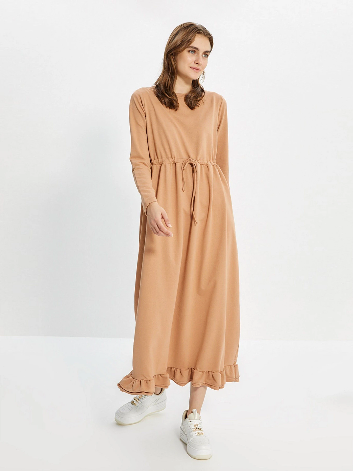 Платья Trendyol модель TCTAW22EB0024/Camel Фото