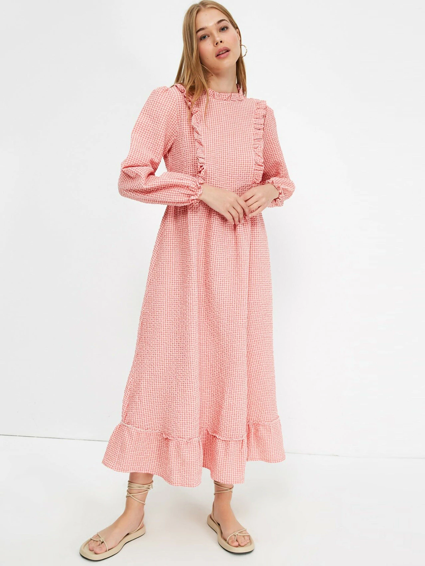 Платья Trendyol модель TCTSS21EB0028/Pembe Фото