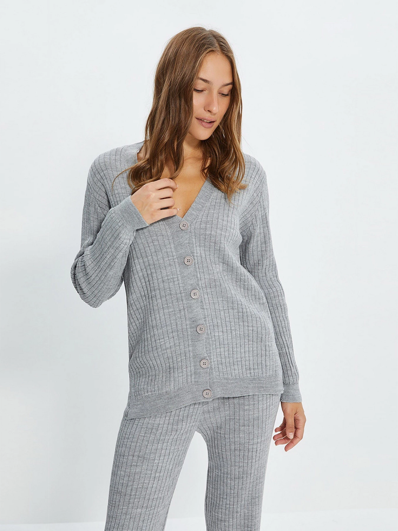 Костюмы Trendyol модель TWOAW22AU0060/Gri Костюмы Trendyol модель TWOAW22AU0060/Gri Фото