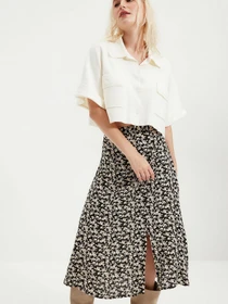 Юбки Trendyol модель TWOSS20ET0230/Siyah Фото