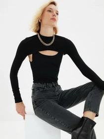 Джинсы Trendyol Mom модель TWOSS20JE0164/Antrasit Фото