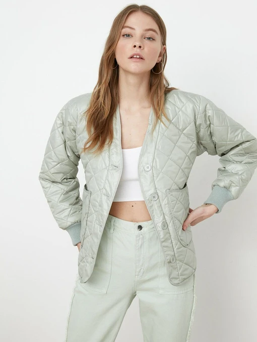 Куртки и дубленки Trendyol модель TWOSS21MO0021/Mint Фото