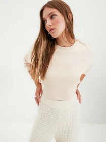 Худі та світшоти Trendyol модель TWOAW20SW0145/Bej Фото
