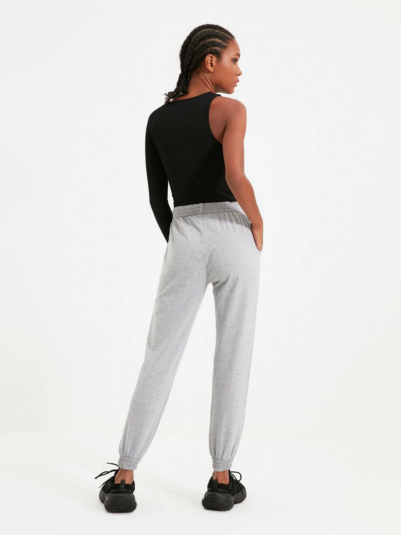 Брюки Trendyol модель TWOAW21EA0049/Gri Фото