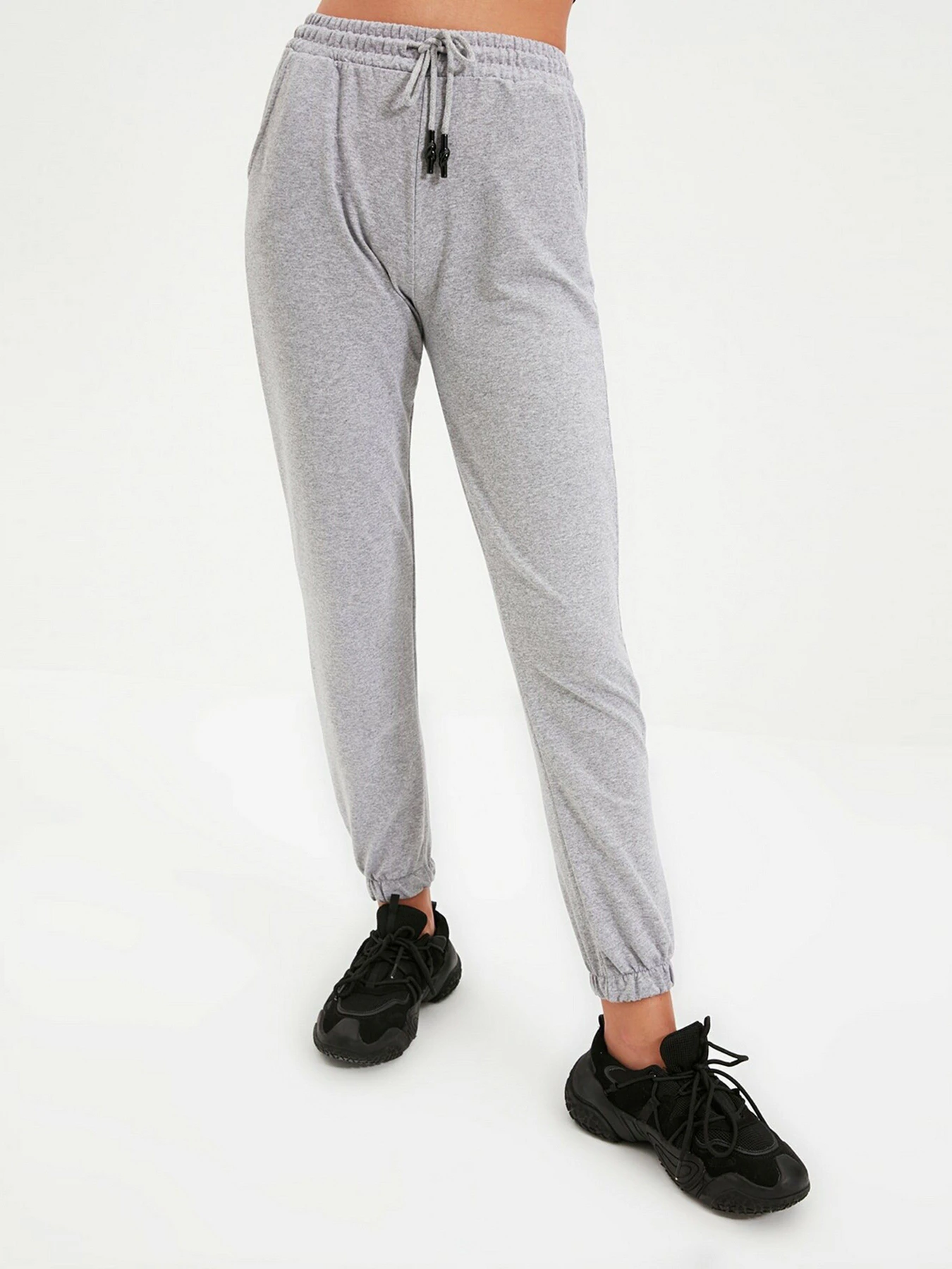 Брюки Trendyol модель TWOAW21EA0066/Gri Фото