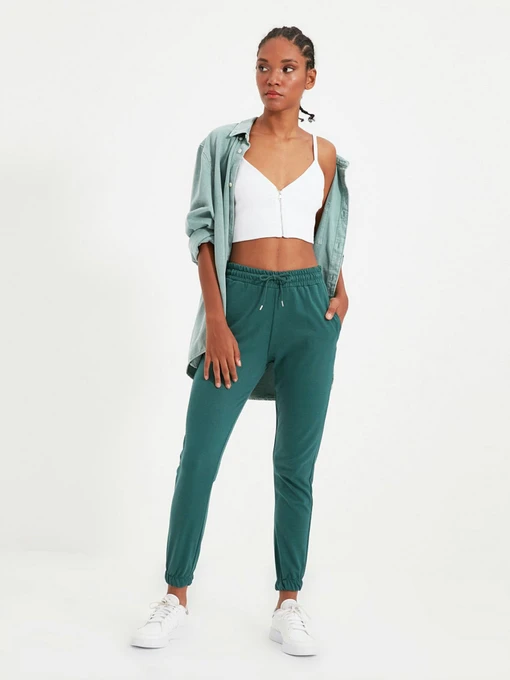 Брюки Trendyol модель TWOAW21EA0194/Yesil Фото