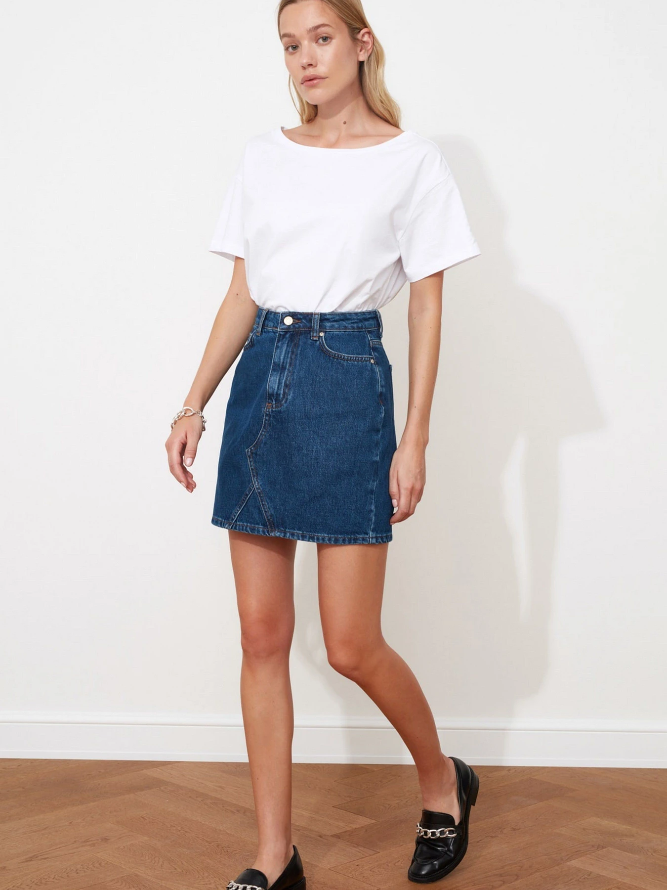 Юбки Trendyol модель TWOSS20ET0151/Indigo Фото