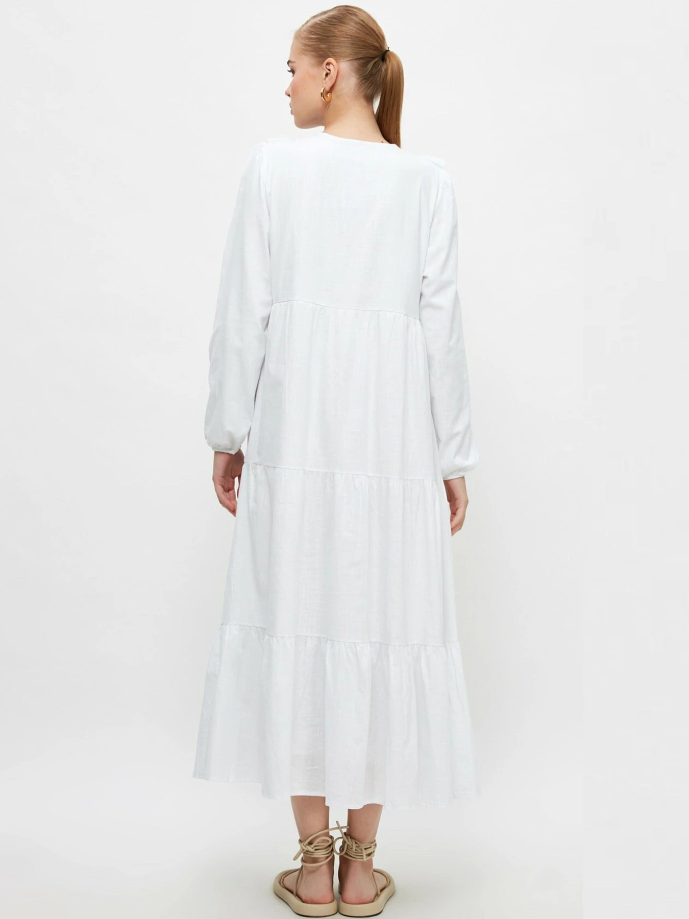 Вышиванки Trendyol модель TCTSS21EB0041/Beyaz Вышиванки Trendyol модель TCTSS21EB0041/Beyaz Фото