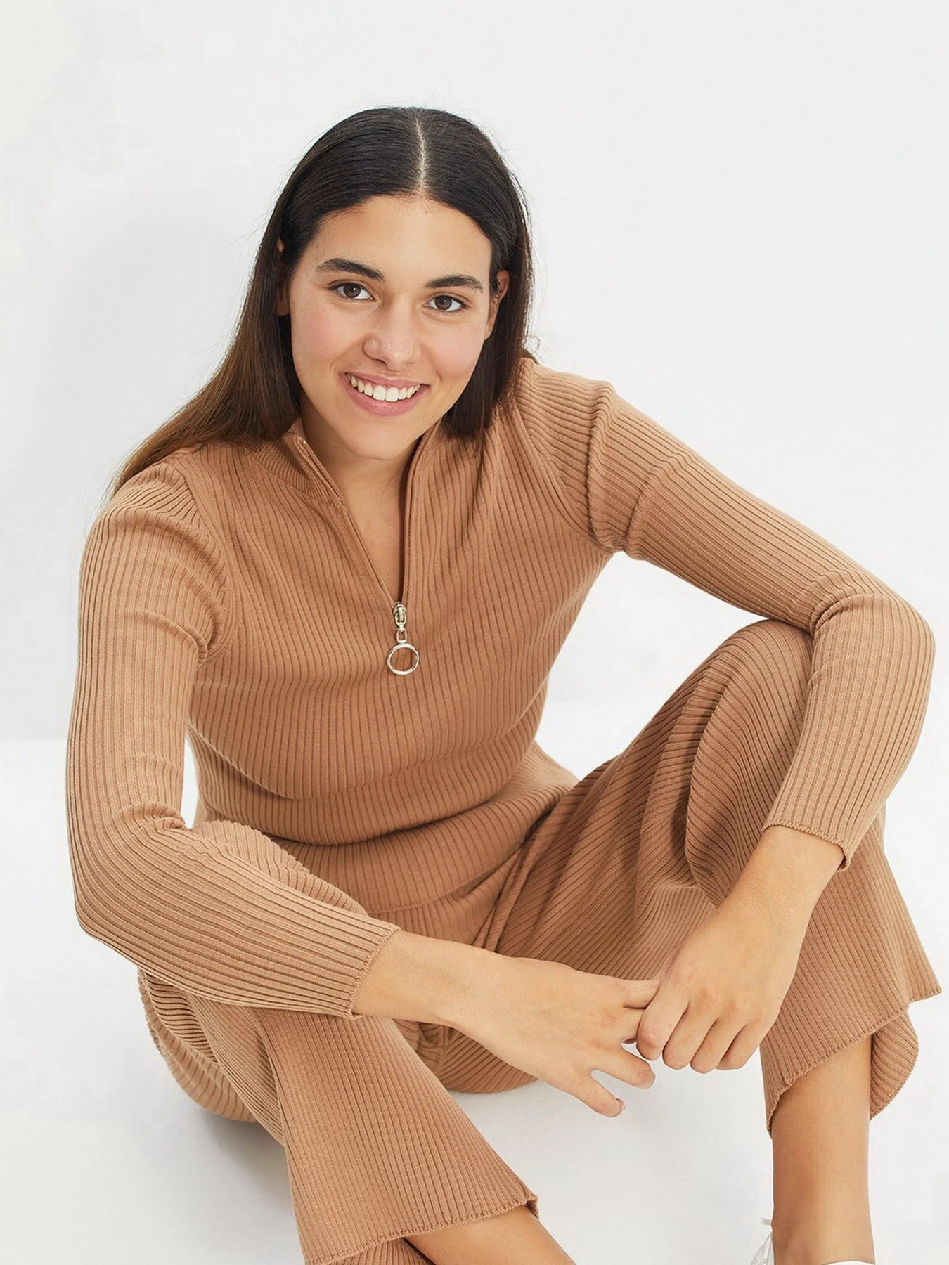Костюмы Trendyol модель TWOAW22AU0155/Camel Костюмы Trendyol модель TWOAW22AU0155/Camel Фото