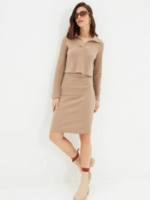 Спідниці Trendyol модель TWOAW22ET0259/Camel Фото