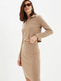 Спідниці Trendyol модель TWOAW22ET0259/Camel Фото