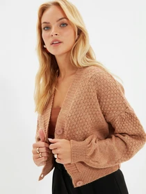 Свитры и кардиганы Trendyol модель TWOAW22HI0364/Camel Фото