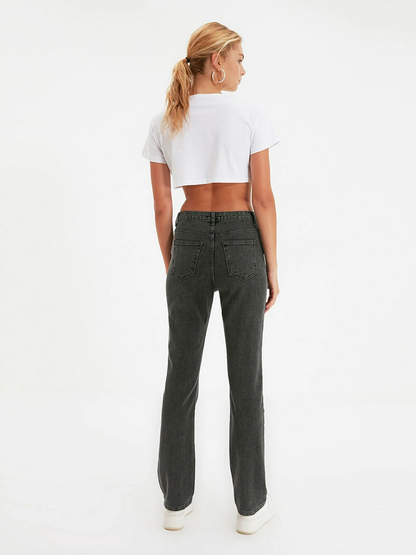 Джинсы Trendyol Slim модель TWOAW22JE0840/Antrasit Фото