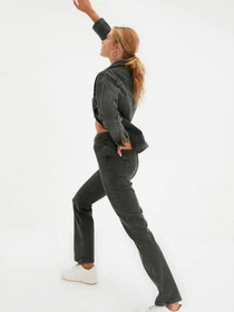 Джинсы Trendyol Slim модель TWOAW22JE0840/Antrasit Фото