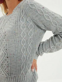 Свитры и кардиганы Trendyol модель TWOAW22KZ1085/Gri Фото