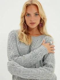 Свитры и кардиганы Trendyol модель TWOAW22KZ1085/Gri Фото