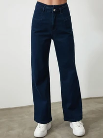 Джинси Trendyol Wide Leg модель TWOSS20JE0015/Lacivert Фото