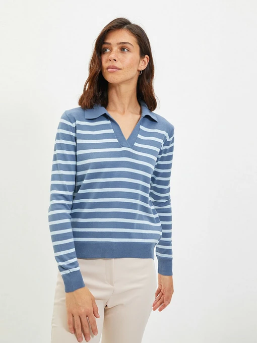 Свитры и кардиганы Trendyol модель TWOAW22KZ2101/Indigo Фото