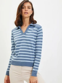 Свитры и кардиганы Trendyol модель TWOAW22KZ2101/Indigo Фото