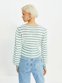 Свитры и кардиганы Trendyol модель TWOAW22KZ2202/Mint Фото