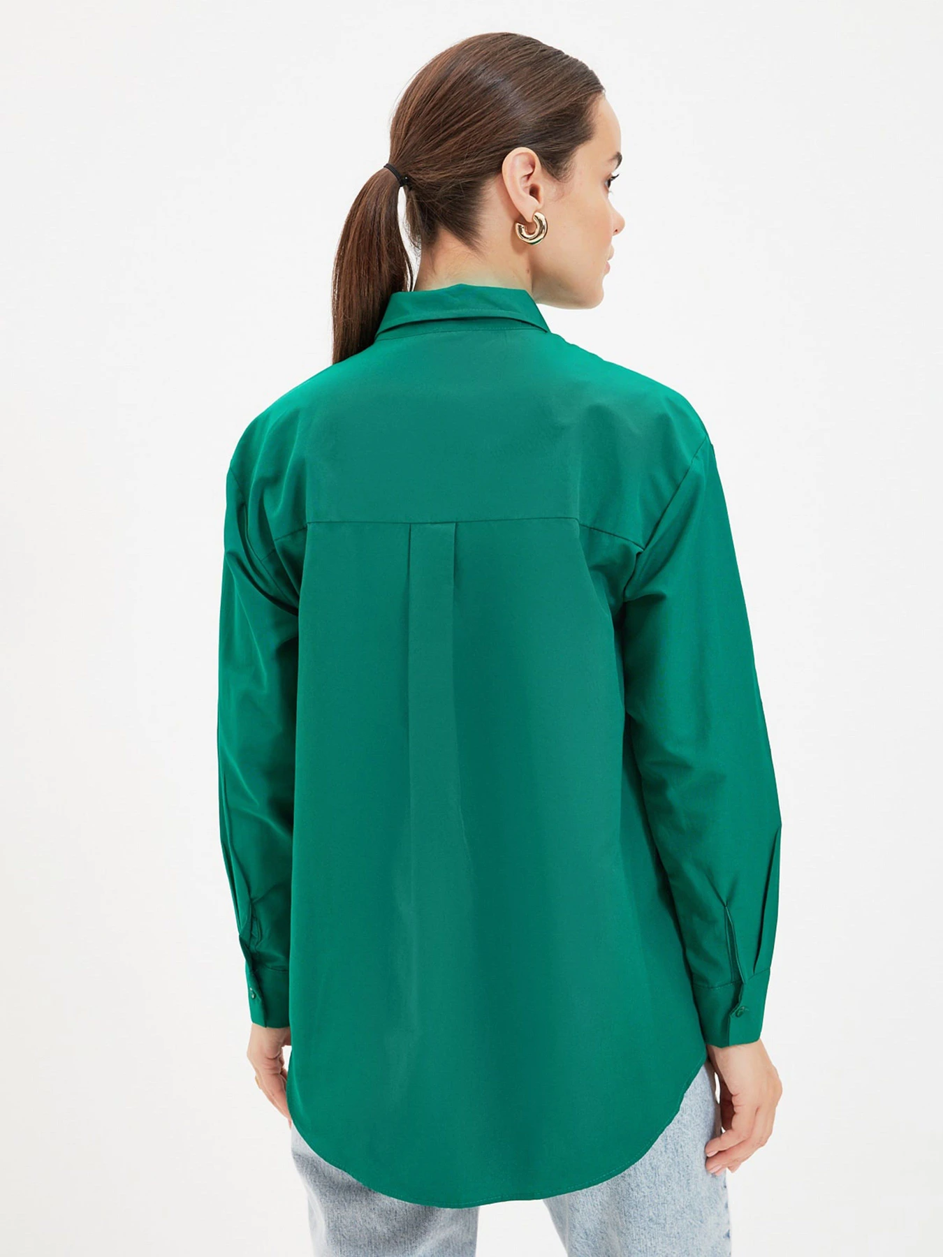Рубашки Trendyol модель TCTAW22UK0083/Koyu Yesil Фото